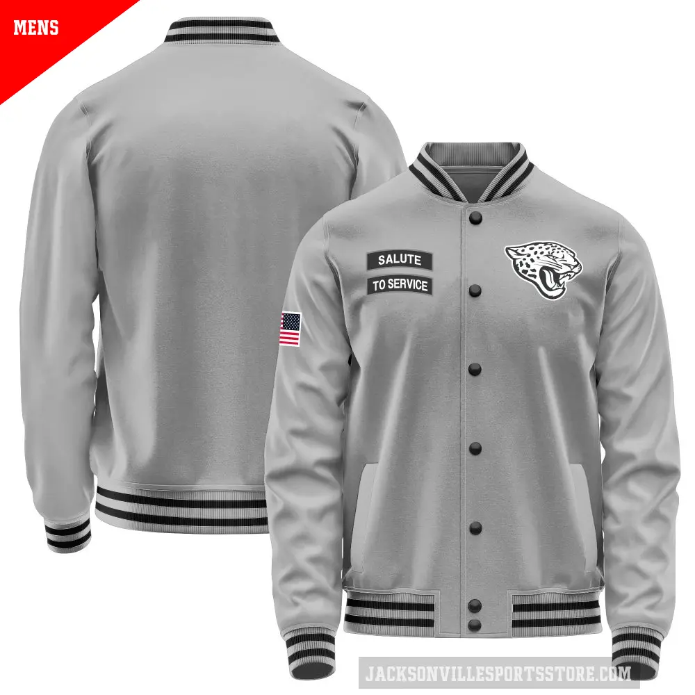 Men's Jacksonville Jaguars Gray Salute to Service Performance Jacket